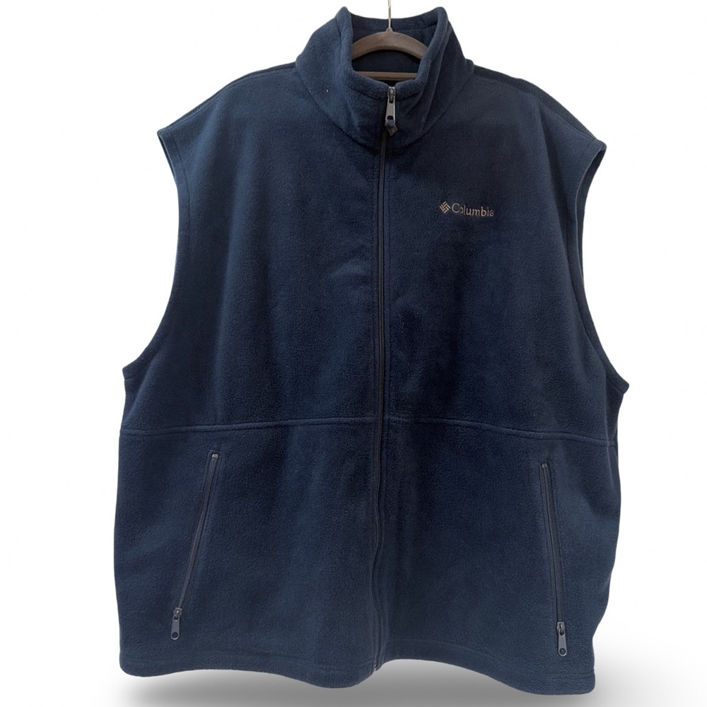 Columbia Men’s Fleece Vest - Navy, XXL